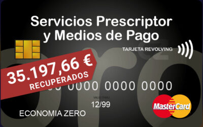 Servicios Prescriptor y Medios de Pago devuelve 35.197,66 € a un usuario de Economía Zero