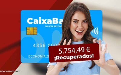 Sentencia a Caixabank por la que devuelve 5.754,49€ tras la nulidad de un contrato de tarjeta