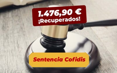 Sentencia a Cofidis obliga a devolver 1.476,90€ a un usuario