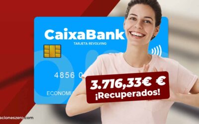 Anulada una tarjeta de crédito de Caixabank y devueltos 3.716,33€