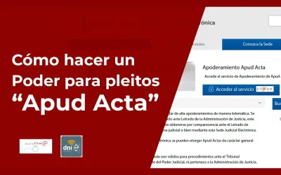 Cómo otorgar un poder para pleitos «Apud Acta»