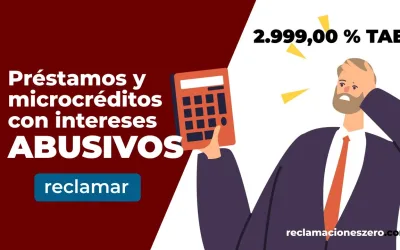 Intereses abusivos en préstamos rápidos y microcréditos