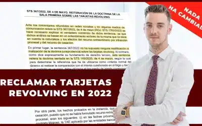 Reclamar una tarjeta revolving después de mayo de 2022