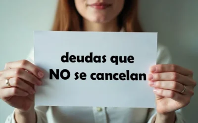 Qué deudas NO se cancelan con la Segunda Oportunidad