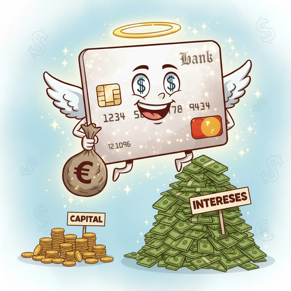 Los intereses de las tarjetas revolving se recalculan mes a mes y no paran de crecer.