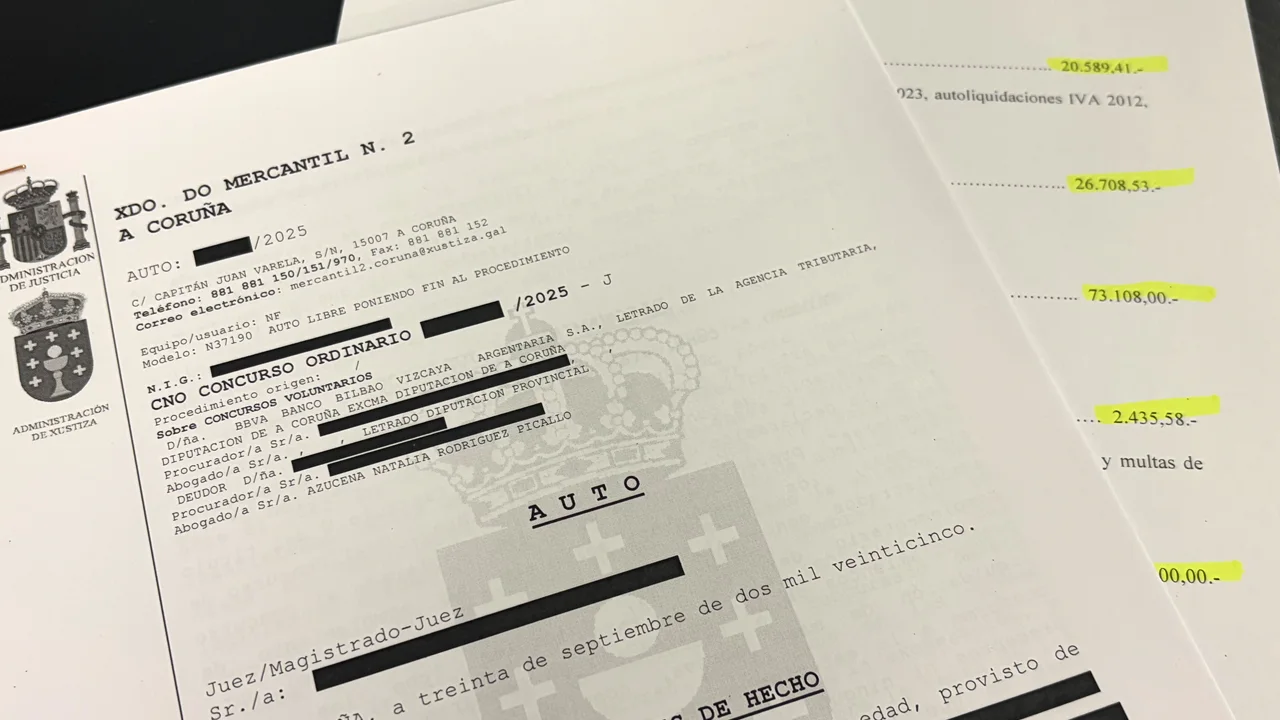 Un juzgado de A Coruña concede la exoneración de más de 120.000 euros.